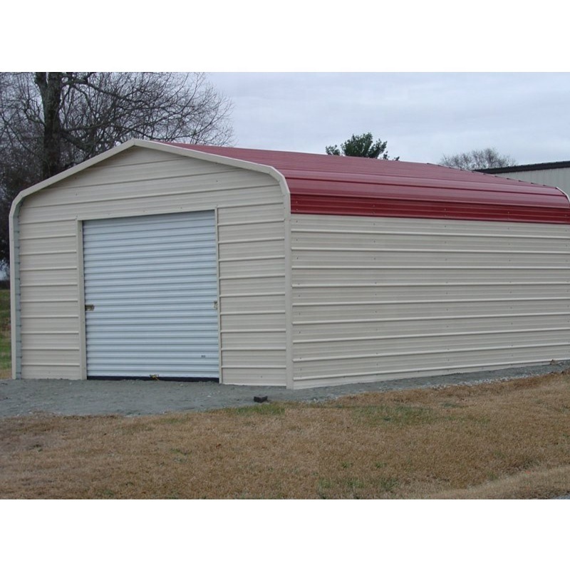 Hot Sale Prefab Durable Portable Dome Frame 10x20 Metal Garages, Canopies & Carports Shed Car Storage Cars Steel Powder Coated