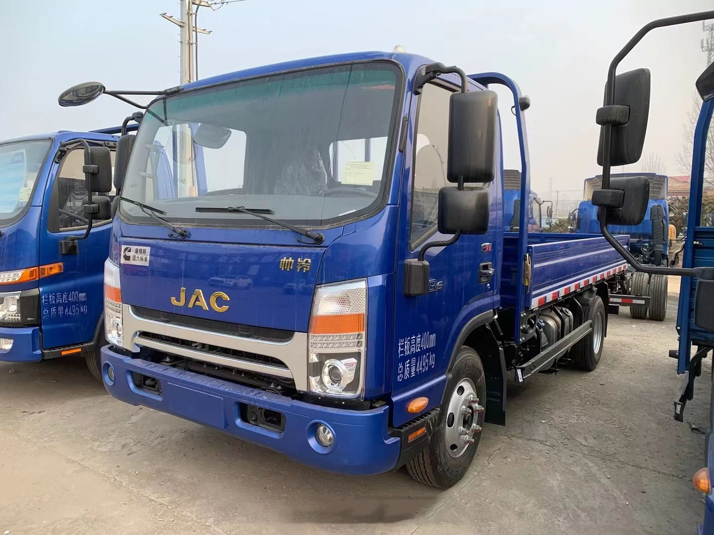 Light JAC Cargo Truck  Flat bed Truck Price for Sales