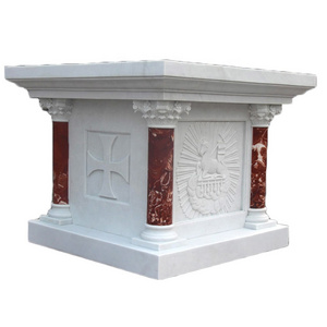 Religious Church Decorated Supplies Hand carved Marble Altar