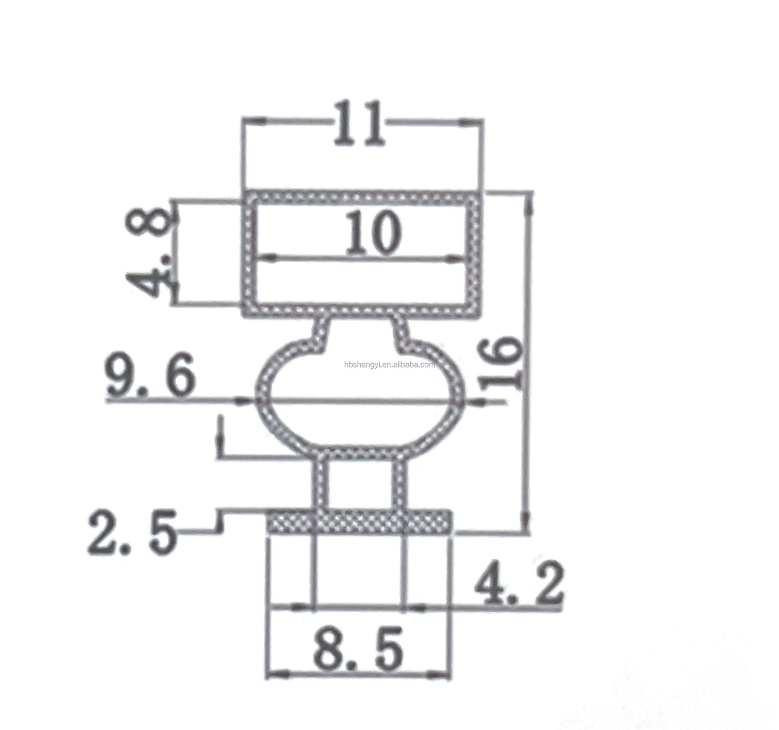 Fast delivery 100m universal soft PVC seal refrigerator door gasket fit for fridge