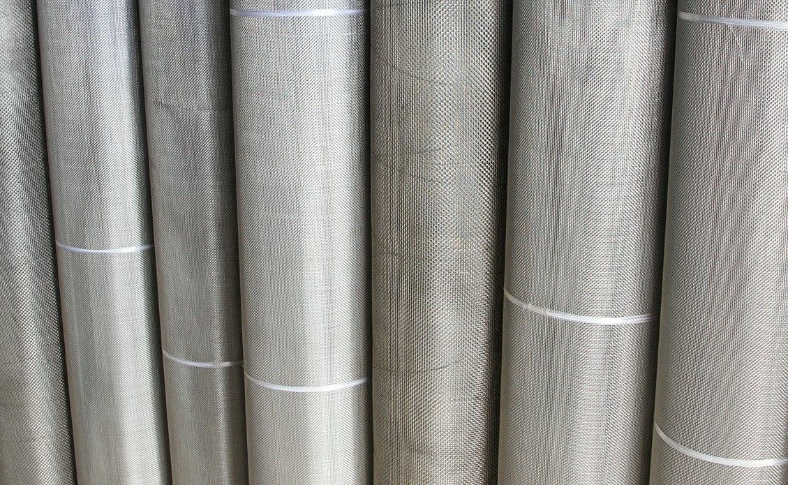 304 316 316L 2205 Stainless Steel mesh Plain Woven Wire Net Mesh  Screen Filter Cloth