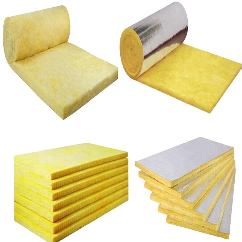 R13 R19 Fiberglass Wool Home Loft Thermal Heat Resistant Batt Insulation Wall or Roof Thermal Insulation with Aluminum Foil Vene