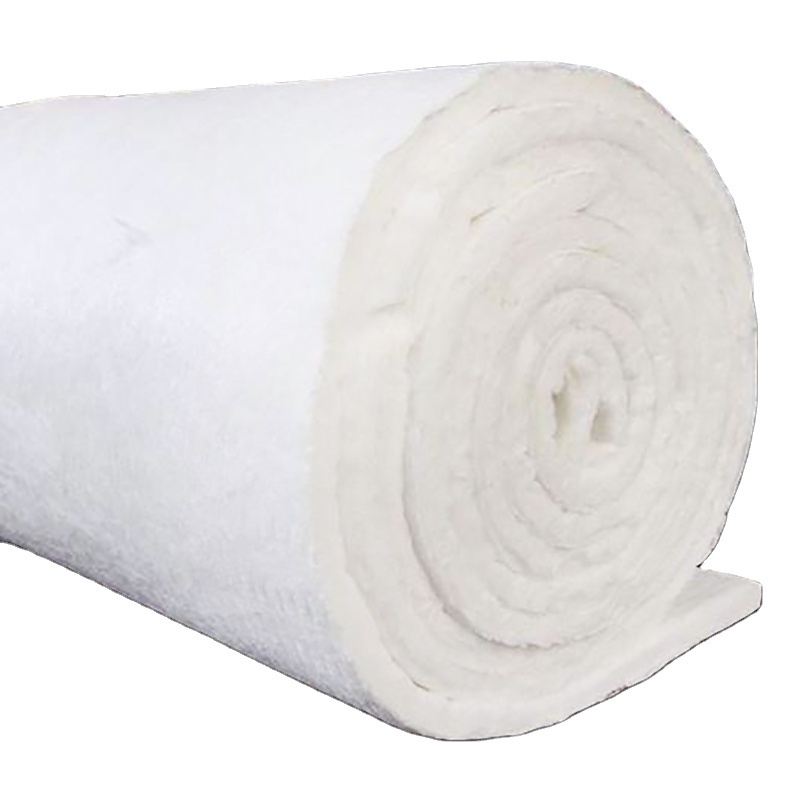 high temperature ceramic wool in rolls fireproof ceramic fiber blankets at factory price