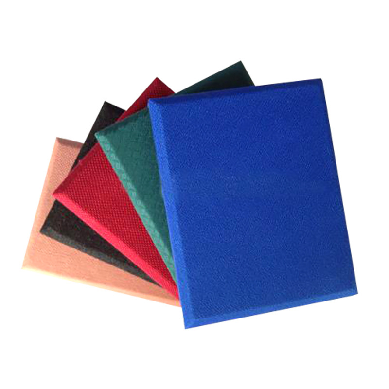 Noise Absorbing Panels Fabric Wrapped Soundproof Cinema Clothing Acoustic Panels For Walls