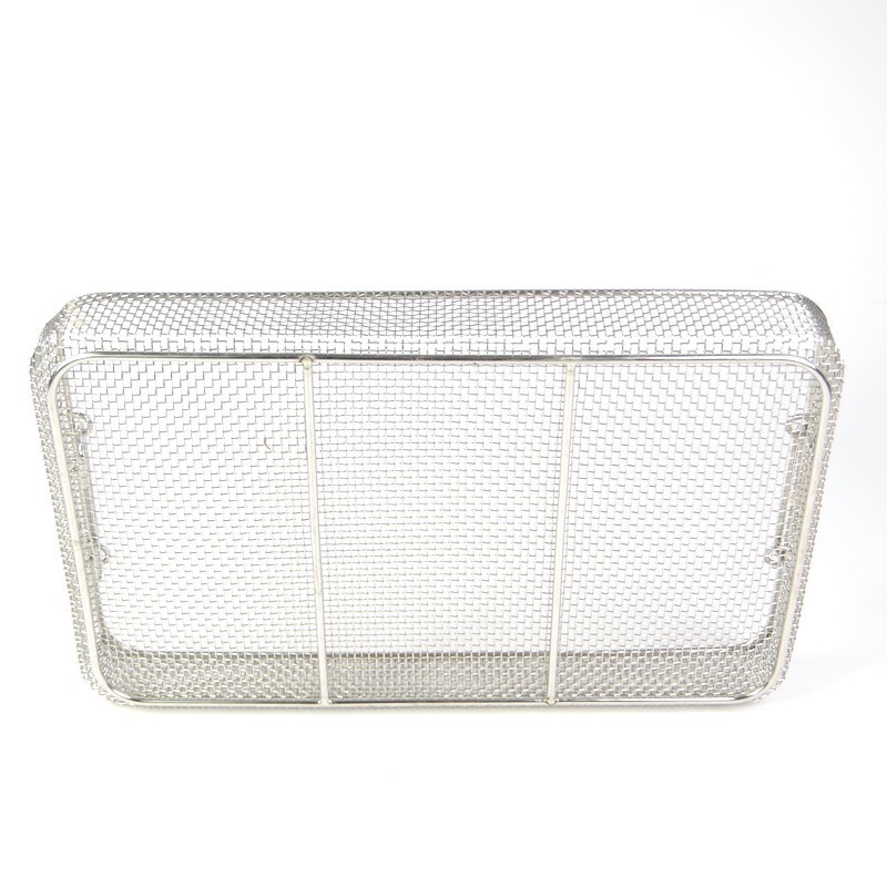 Stainless steel wire mesh tray medical disinfect basket Cleaning basket