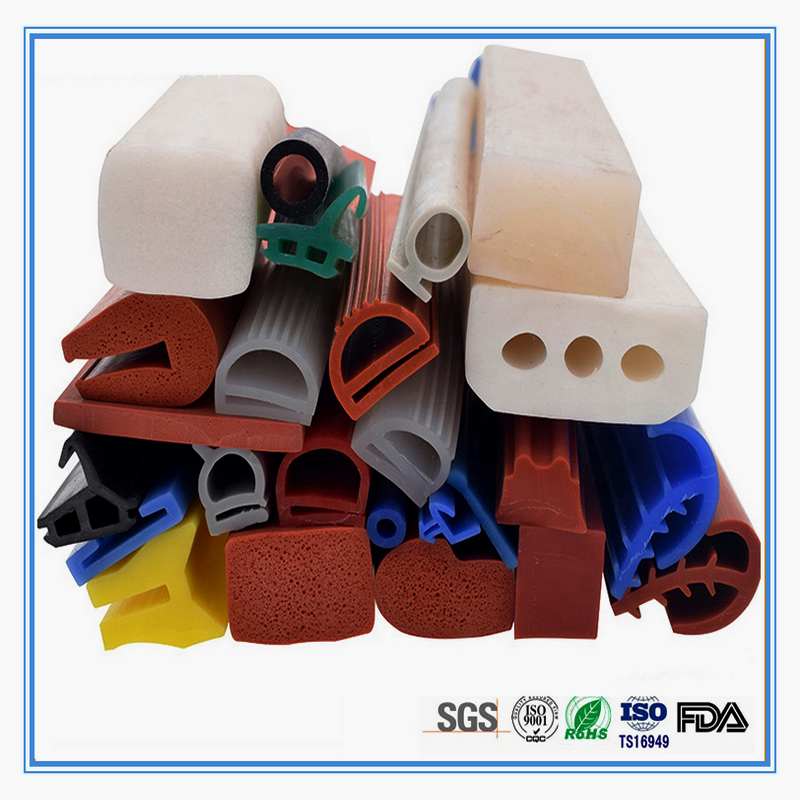 high temperature resistant silicone seal strip for Industrial equipment seal