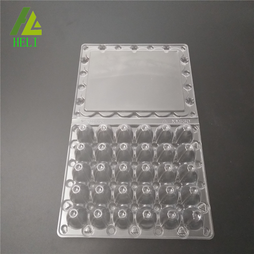 30 holes egg tray for packing and transportation plastic quail egg tray