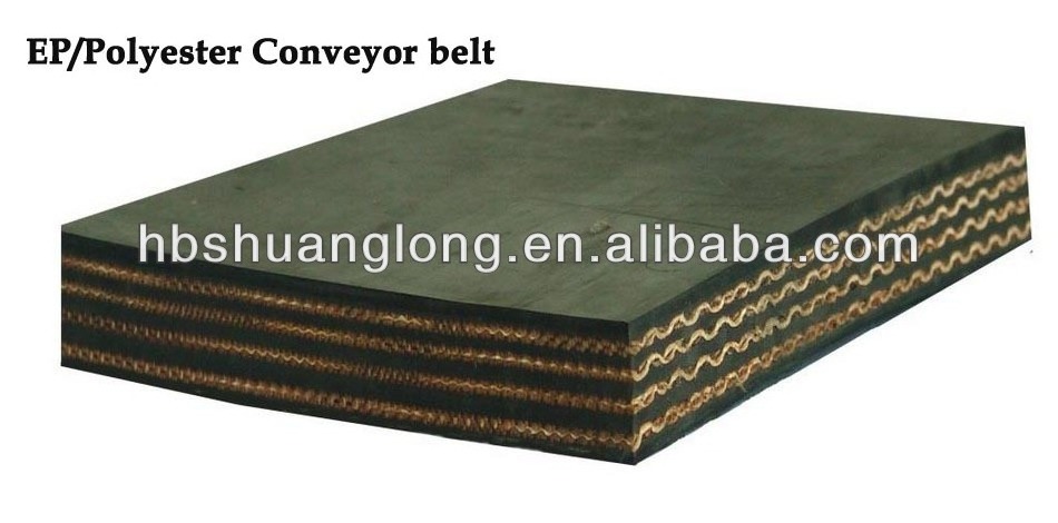 China nylon ep acid and alkali resistant rubber flat conveyor belt