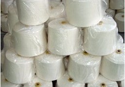 30/1 Pes 100% Ring Spun Virgin White polyester Yarn