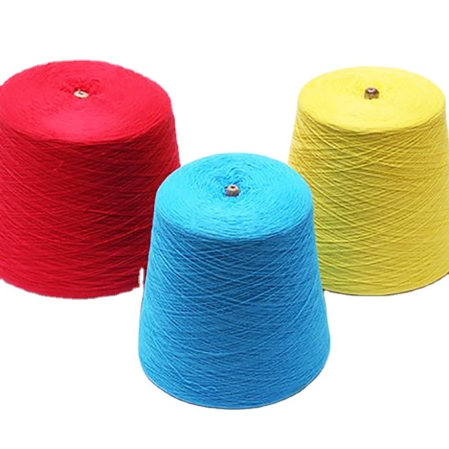 China Factory Produce Open End Regenerated Blended Cotton Yarn Ne 20/1