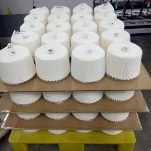 30/1 Pes 100% Ring Spun Virgin White polyester Yarn