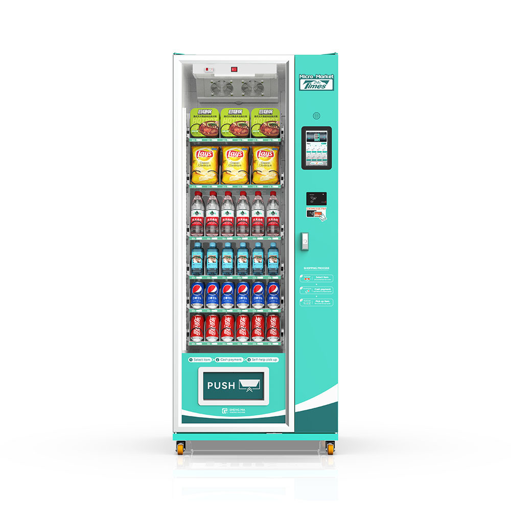 Customized Touch Screen Smart energy drink vending machines street convenience store vending machine