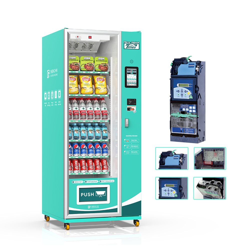 Customized Touch Screen Smart energy drink vending machines street convenience store vending machine