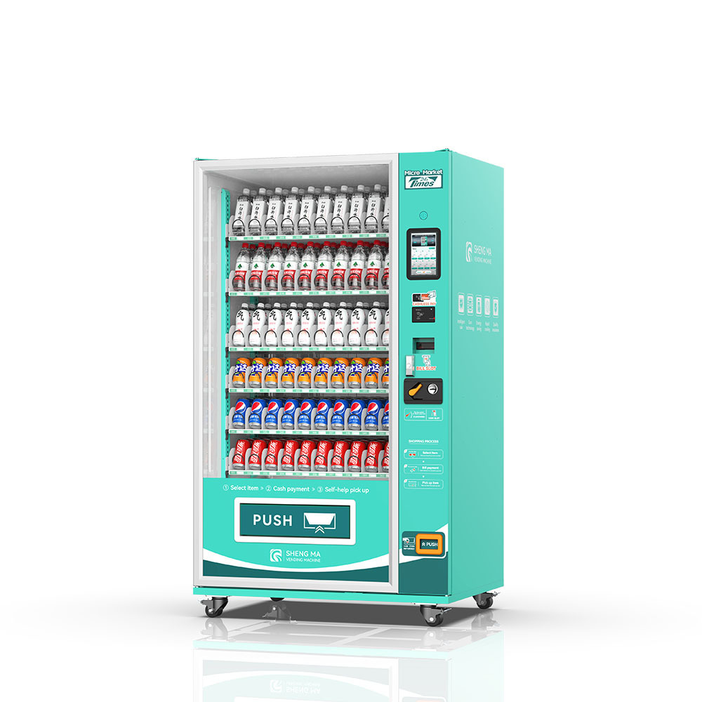 Large capacity Coin Operated Unattended luxury vending machines cash buying vending machines for Drink