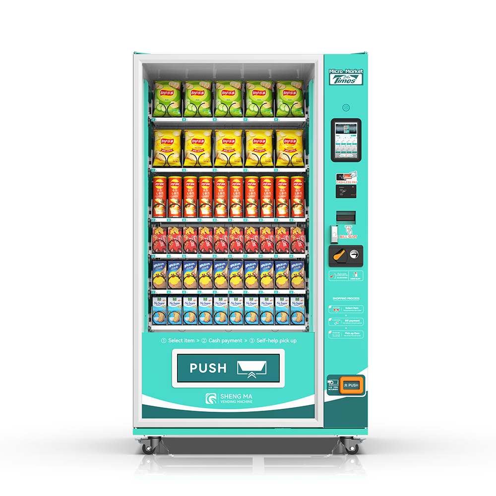 Custom Outdoor Foods And Snack vending machine vending machine purchase smart vending machine