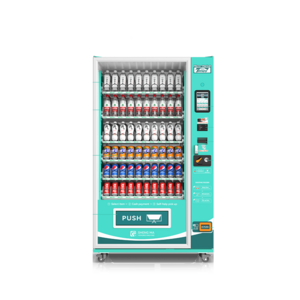 Automatic Commercial Touch Screen Credit Card Payment wifi vending machine smart fridge vending machine