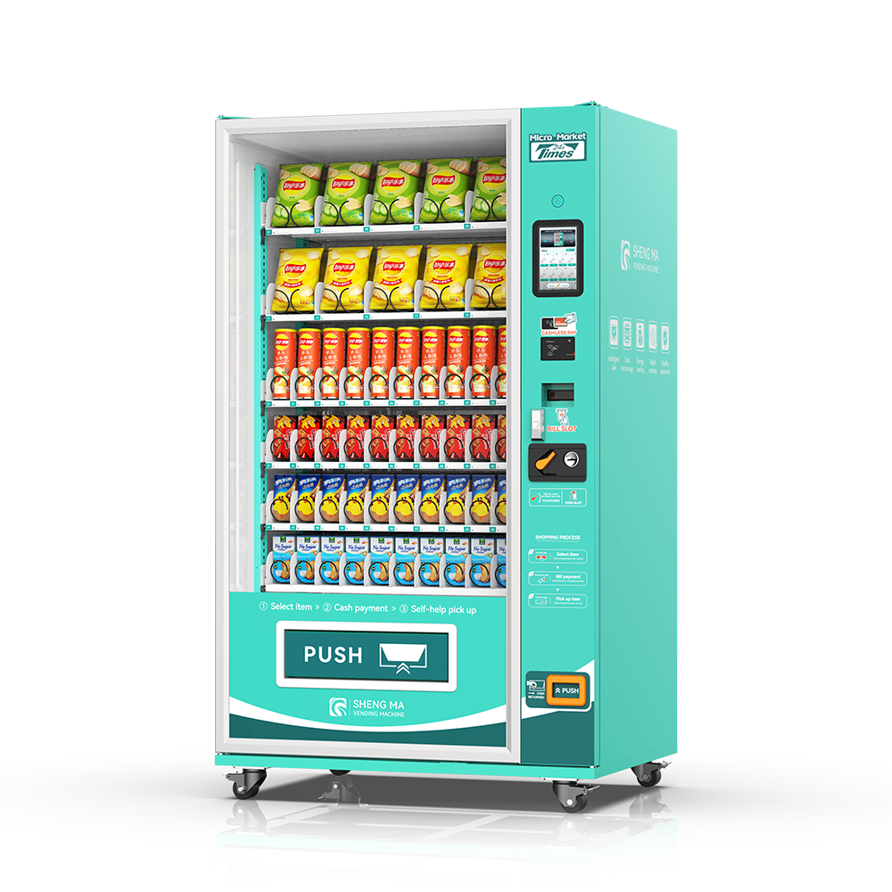 Factory Supply automatic intelligent Touch Screen 2023 snack machine vending hotel vending machine