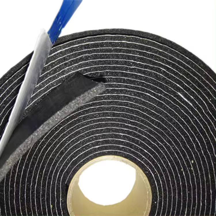 double / single sided glass foam seal tape Rubber Foam Insulation Tape Foam Weather Strip Tape For Air Conditioning Pipe