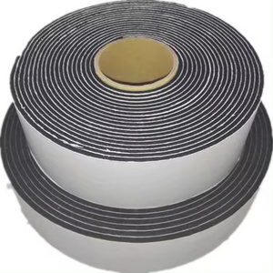 Single sided Black Self-Aadhesive EPDM Sponge Rubber Tape Seal Strips 1/2" X 50 ft