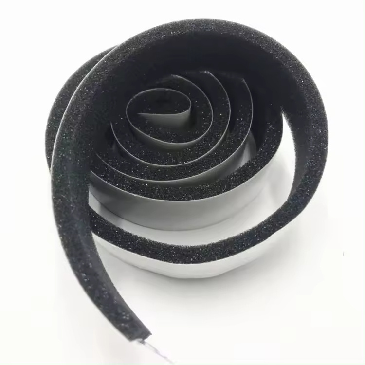 Single sided insulation self adhesive PU sponge foam sealing tape weather strips for door and window door seal tape