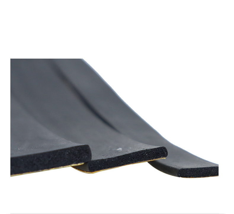 PVC EPDM rubber edge trim sealing strip self adhesive foam tapes weather strip for glazing doors windows guard