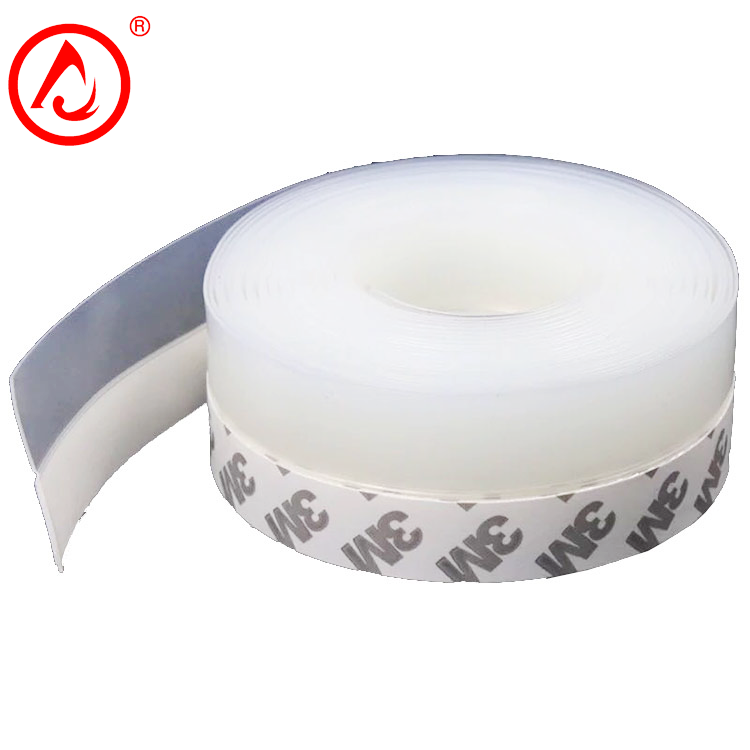 Hot sale 3M self adhesive silicone rubber door bottom seal strip weather strips