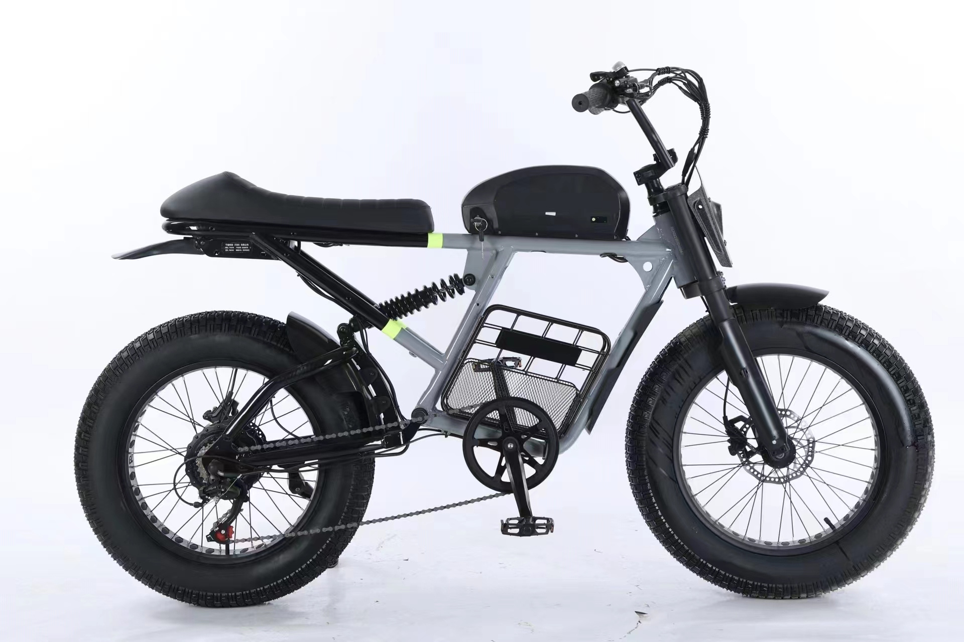 Super Fat Tire 73 Electric Hybrid Bike 500W 750W 1000W  25Ah  Retro Electric Bicycle  Fast Delivery  E Bike