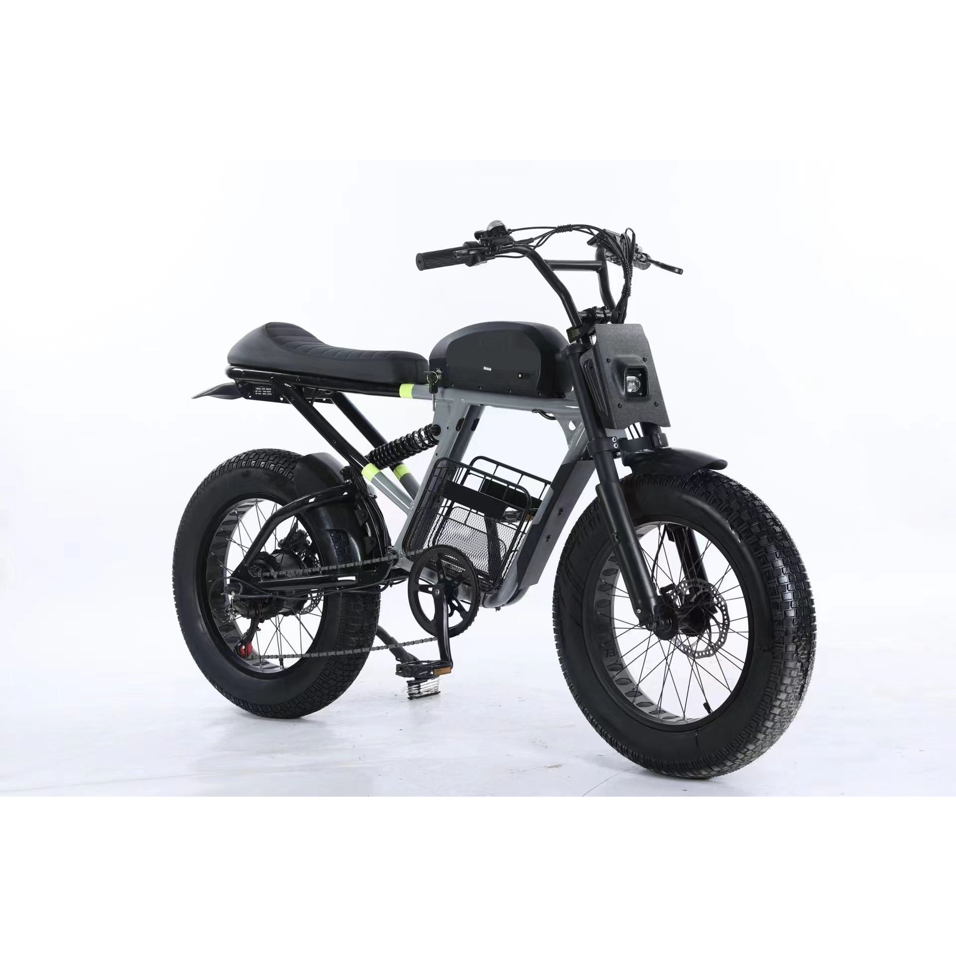 Super Fat Tire 73 Electric Hybrid Bike 500W 750W 1000W  25Ah  Retro Electric Bicycle  Fast Delivery  E Bike