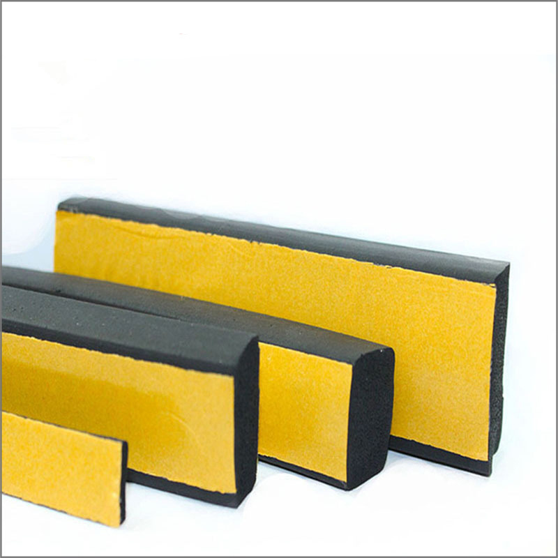 Custom Rubber Seal Strip  Protective Angle Self Adhesive Shape Extruded Foam Epdm Round Cell