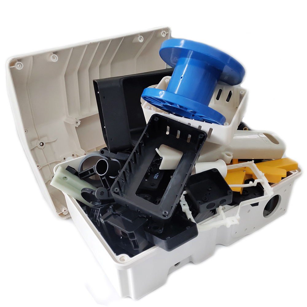 OEM ODM non standard Customized Precision CNC injection molded ABS HDPE PA66 PC PMMA PP PS plastic parts