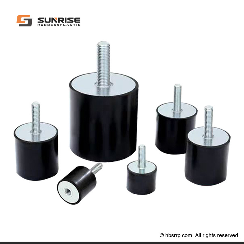 Customized Anti Vibration shock absorber Mounts VV VD DD male female types Screw NR NBR SR Rubber Damping Dampers