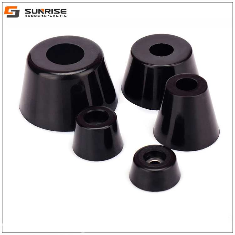 Round Screw Rubber Feet, Non-slip rubber chair stopper rubber boots