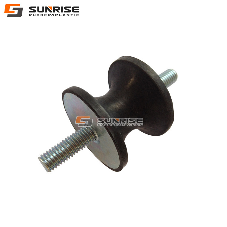 Professional custom rubber bumper buffer spring vibration damper feet for food machine