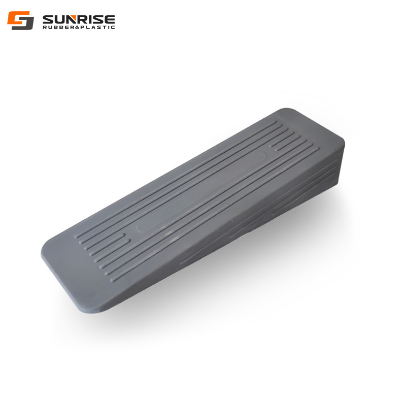 PVC plastic customized  door open anti slam door wedge rubber door stop