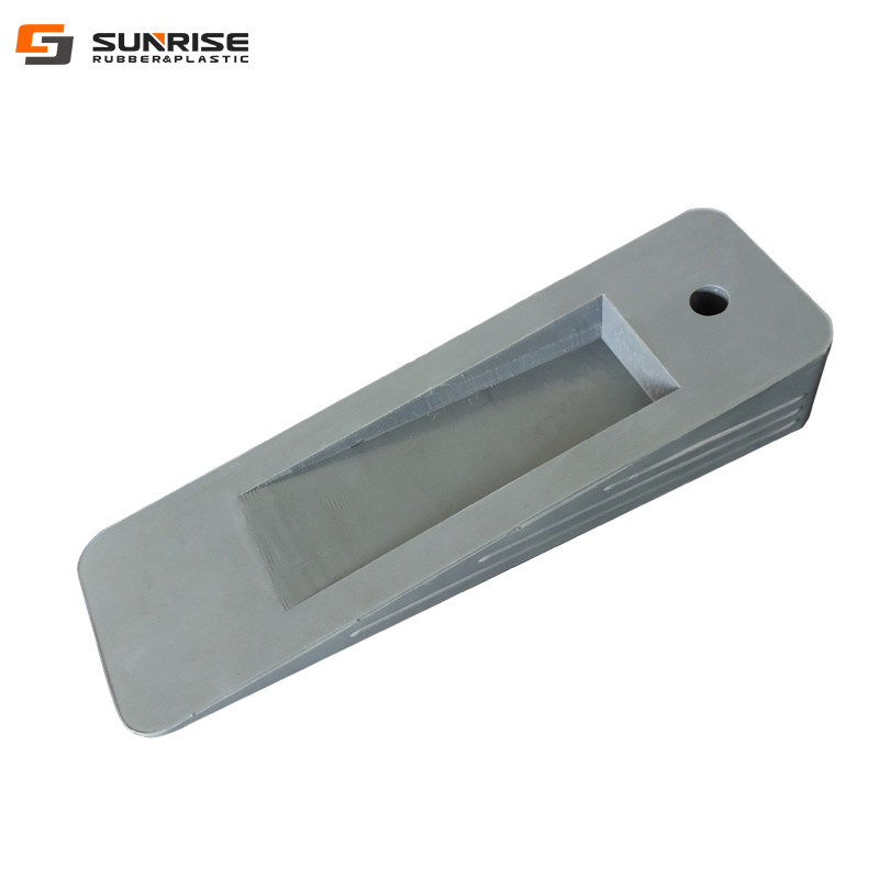 PVC plastic customized  door open anti slam door wedge rubber door stop