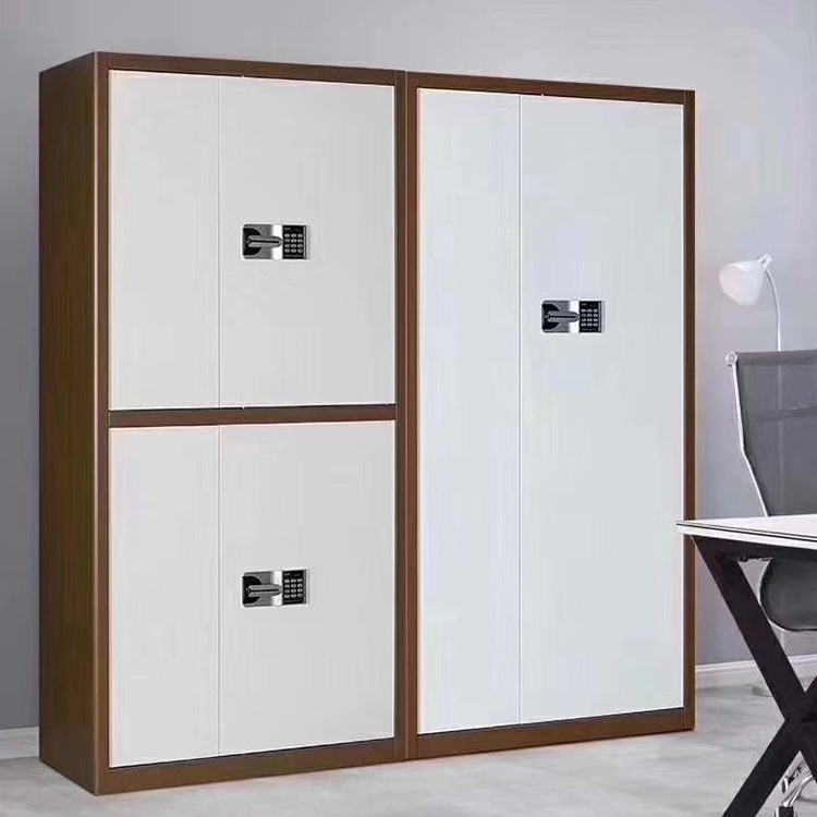 Metal password file cabinet with two drawers for office bank 4 door metal storage steel safe filing cabinet