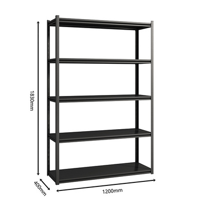 Adjustable Heavy Duty Boltless Industrial Warehouse Store Home Garage Metal Frame 4 5 Layer Sheet Corner Storage Shelf Rack