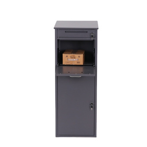 Home large package waterproof outside metal steel letter mail mailbox post wall mount outdoor smart parcel delivery drop box