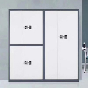 Metal password file cabinet with two drawers for office bank 4 door metal storage steel safe filing cabinet