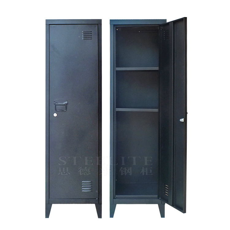 STEELITE Industrial single doors storage cabinet display sideboards half height storage locker for living room