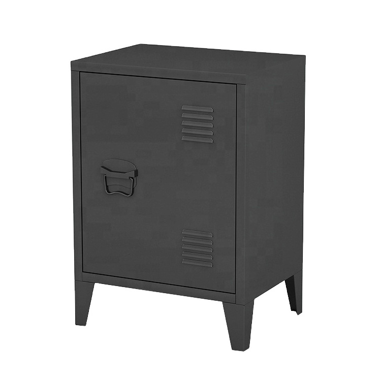 STEELITE Industrial single doors storage cabinet display sideboards half height storage locker for living room