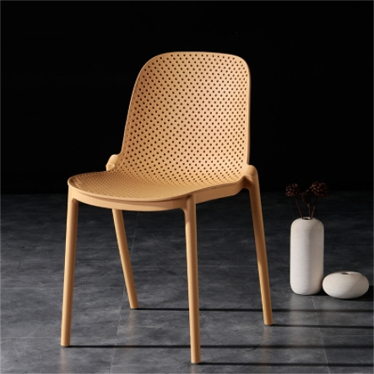 Wholesale High Quality Furniture Dinning Chair Silla Cross Back Stacking Plastic Chair