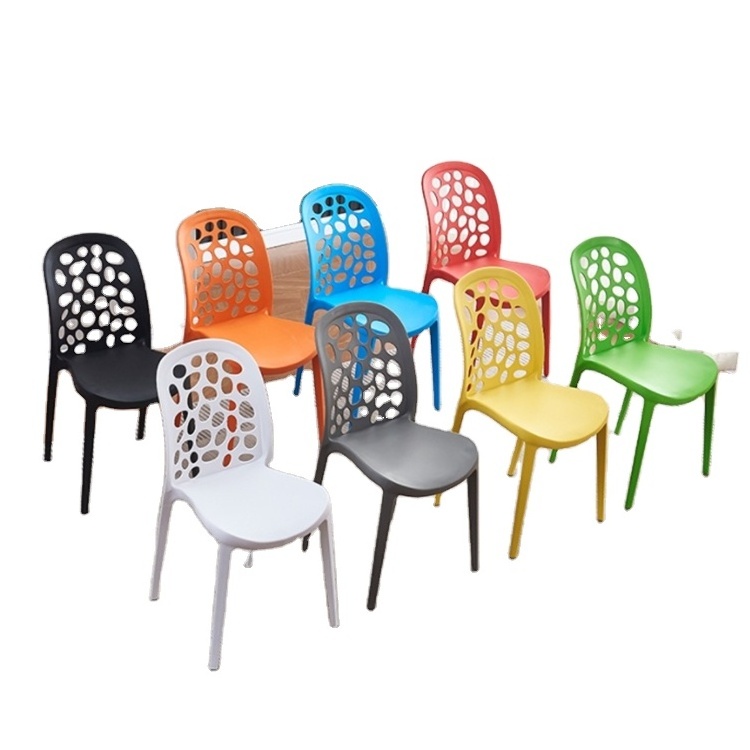 Wholesale High Quality Furniture Dinning Chair Silla Cross Back Stacking Plastic Chair