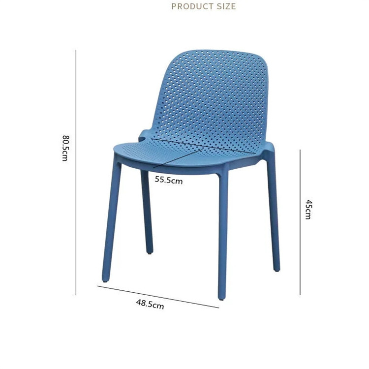 Wholesale High Quality Furniture Dinning Chair Silla Cross Back Stacking Plastic Chair