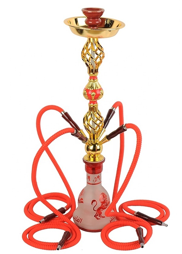 China factory cheap wholesale 2 hose 4 hose hookah narguil chicha saudi arabia hookah for hookah bar