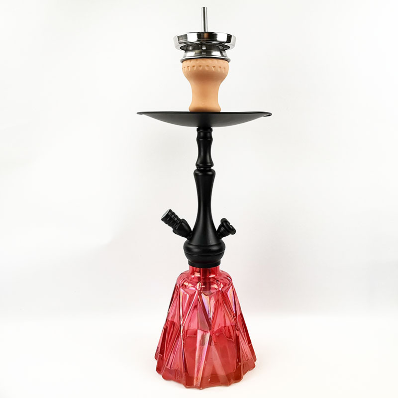 2023 new design narguile saudi arabia hookah shisha with black stem amy deluxe hookah