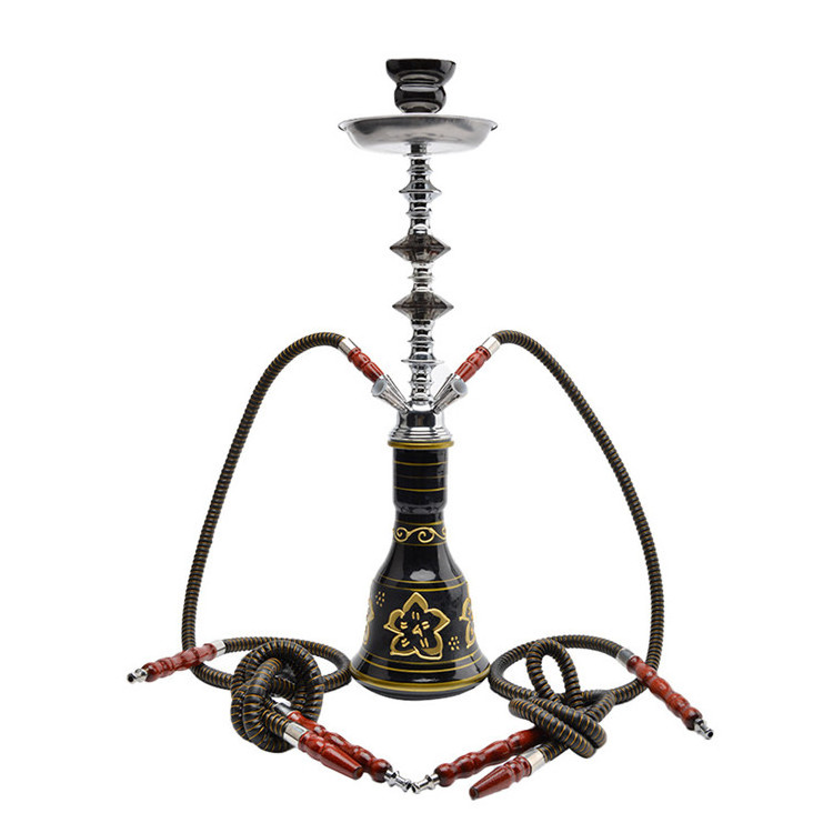 4 Hoses Glass Hookah Set Narguile Completo Chicha Shisha Pipe Cachimba Pipa Nargile 4 hose hookah cheap hookah