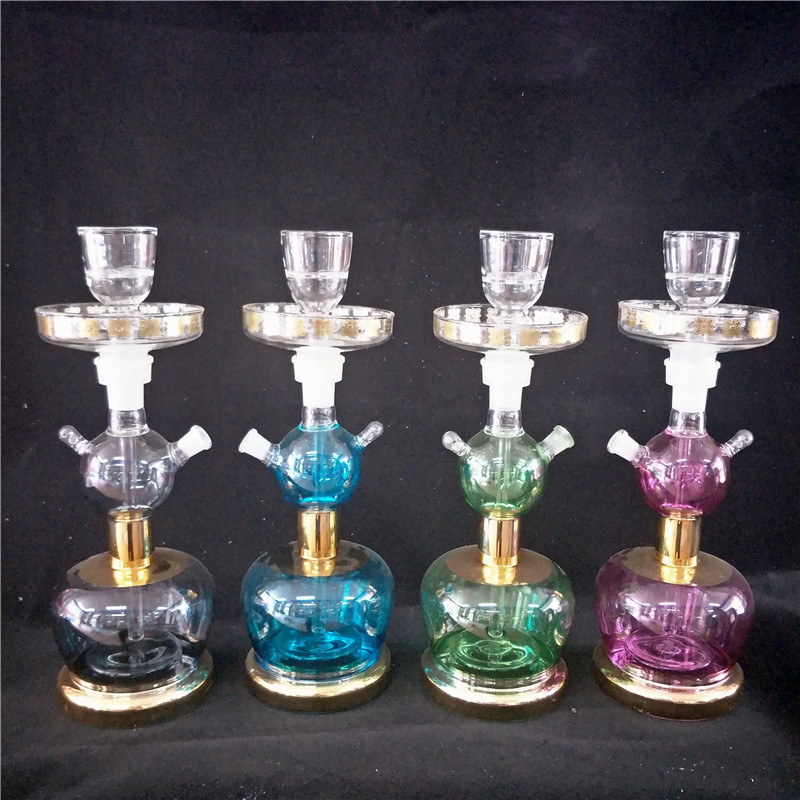 Hand made Mazaya Portable Glass Hookah In Suitcase