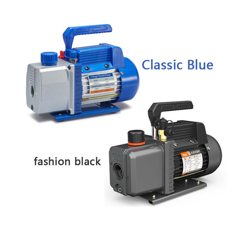 Rotary Vane Vacuum Pump 12CFM 1HP Single Stage HVAC Auto AC Refrigerant Air Vacuum Pump Wine Degassing Milking Medical