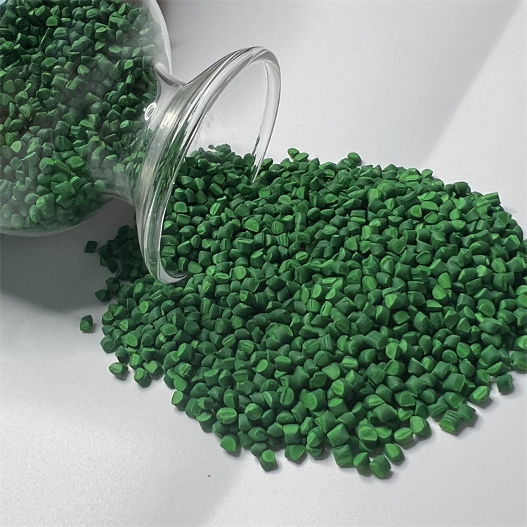 Dark Green Masterbatch LDPE/HDPE Carrier Masterbatch Plastic Color Masterbatch